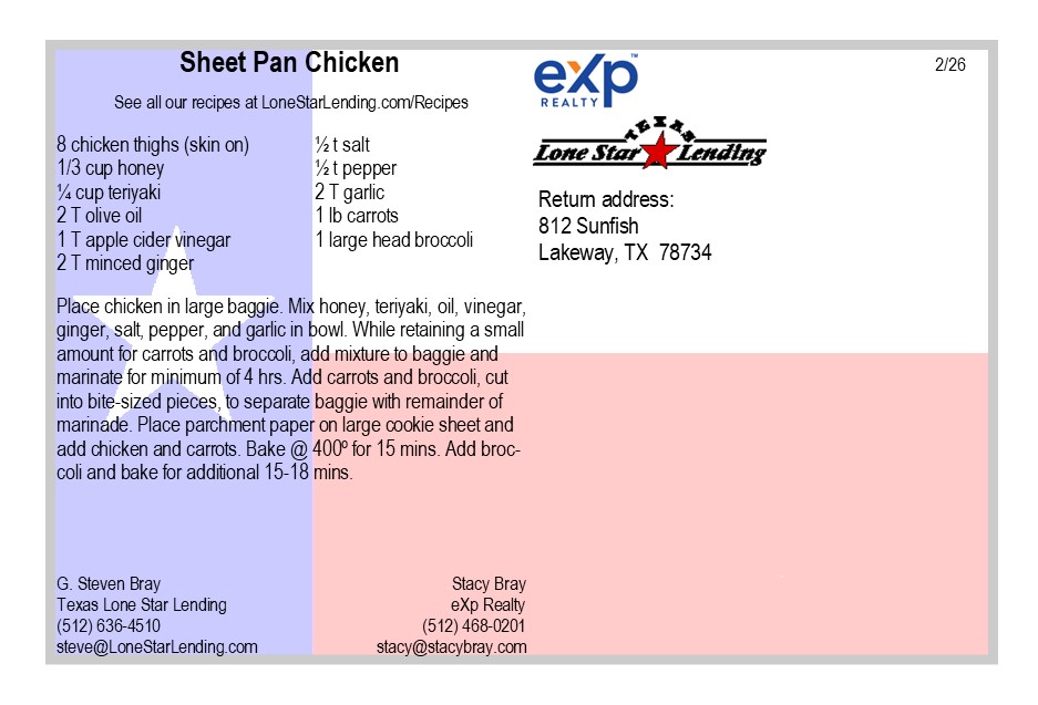 Sheet Pan Chicken recipe
